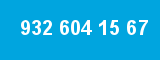932 604 15 67